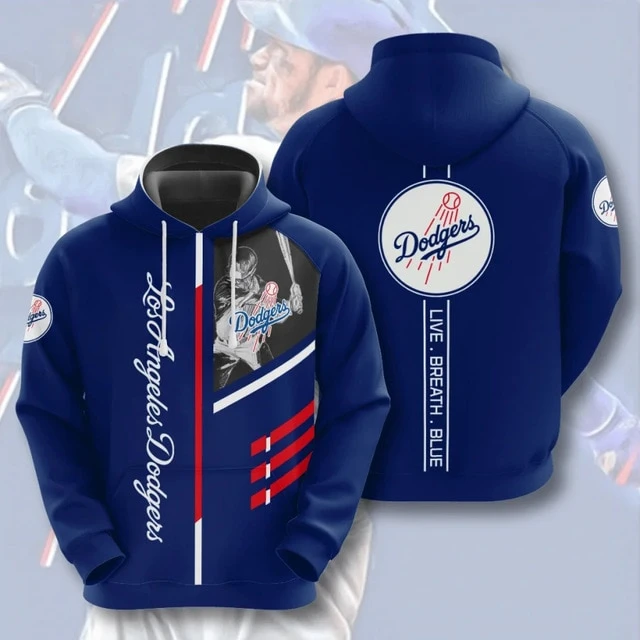 LOS ANGELES DODGERS 3D HOODIE LAD009