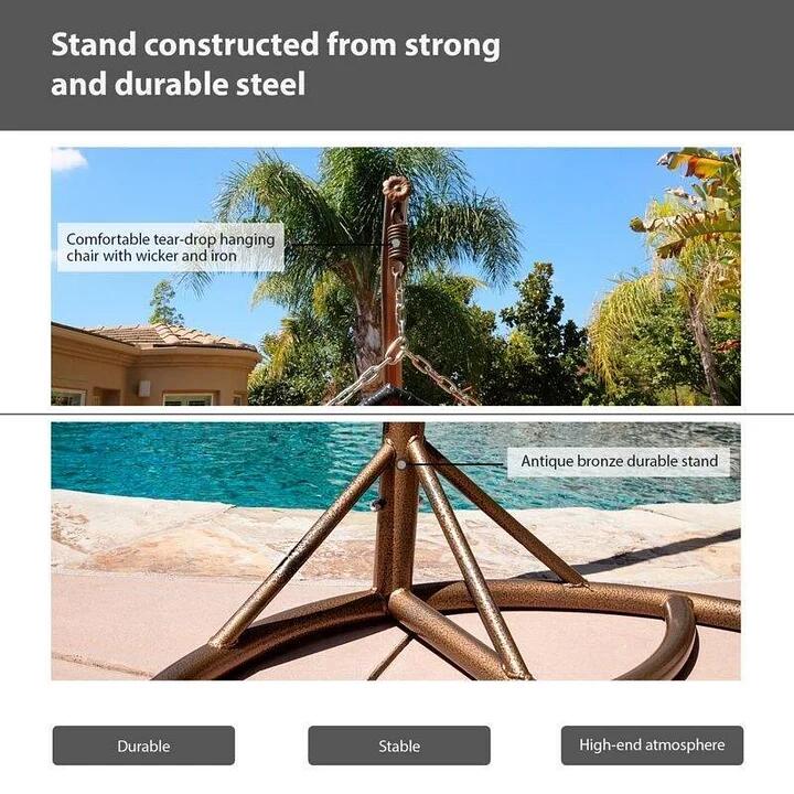 Giovanni Porch Swing with Stand