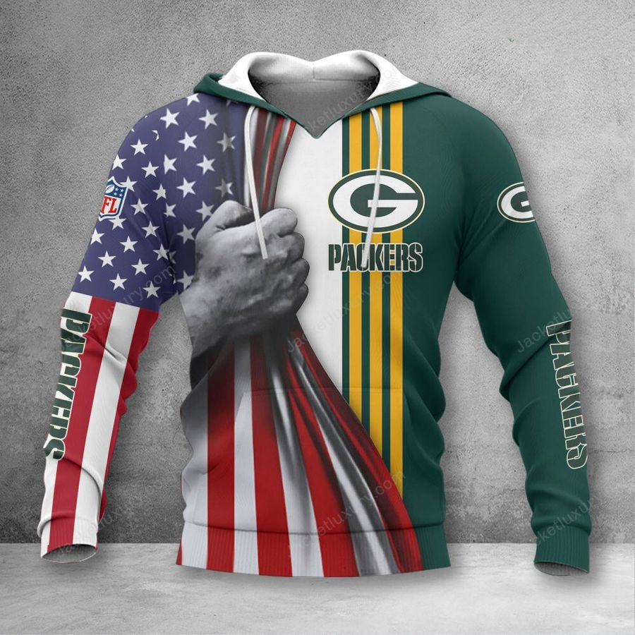 GREEN BAY PACKERS 3D HOODIE SKULL0804