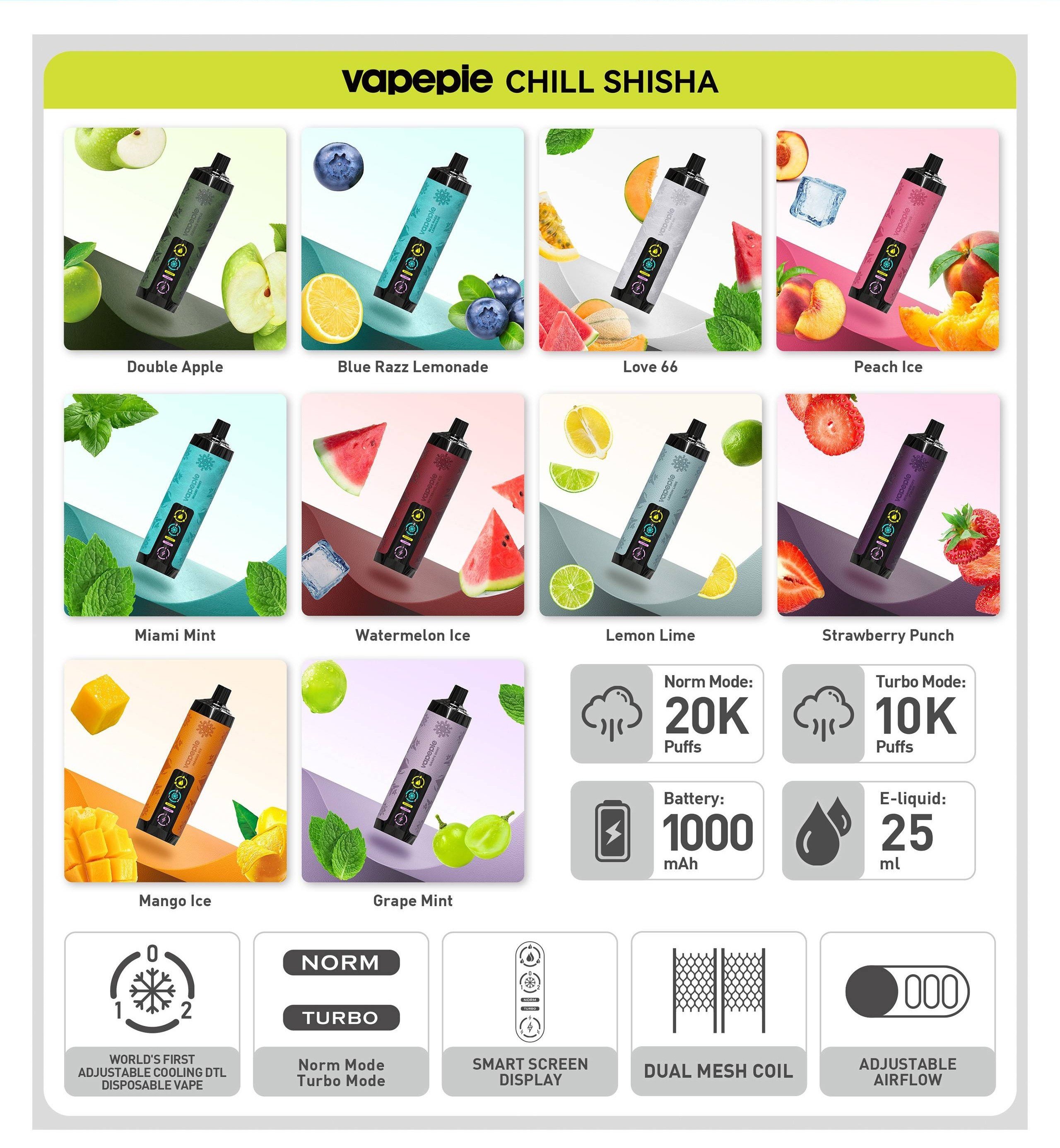 VAPEPIE AirPush 20000 PUFFS【Exclusive U.S. Warehouse Deals】