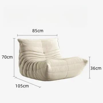 Salo Cute Sponge Caterpillar Lazy Sofa