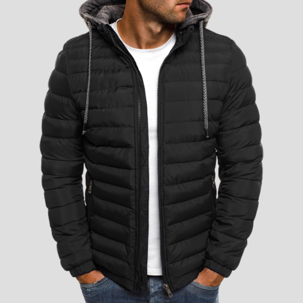 Castillotigo™ Chaqueta térmica acolchada con capucha para hombre 2022