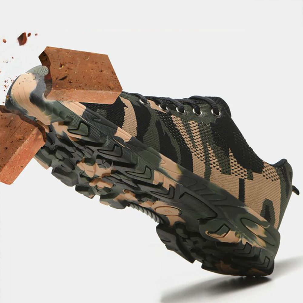 Castillotigo™ Zapatos de seguridad protectores transpirables de camuflaje de verano