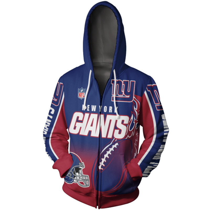 NEW YORK GIANTS 3D HOODIE NNYG009