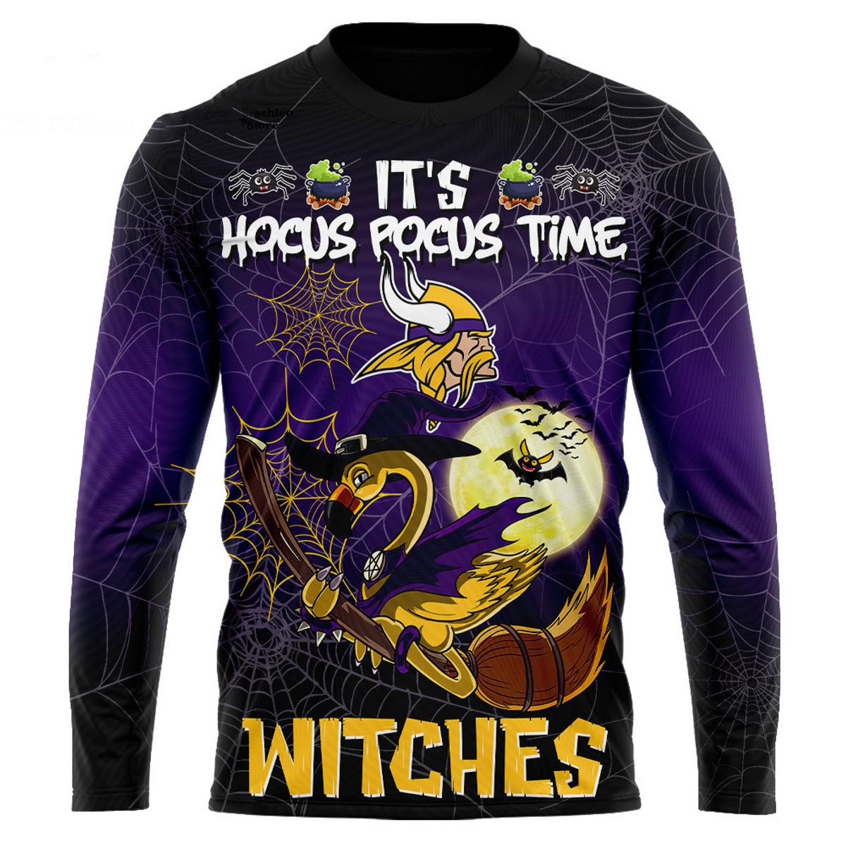 MINNESOTA VIKINGS 3D HOODIE HALLOWEEN002