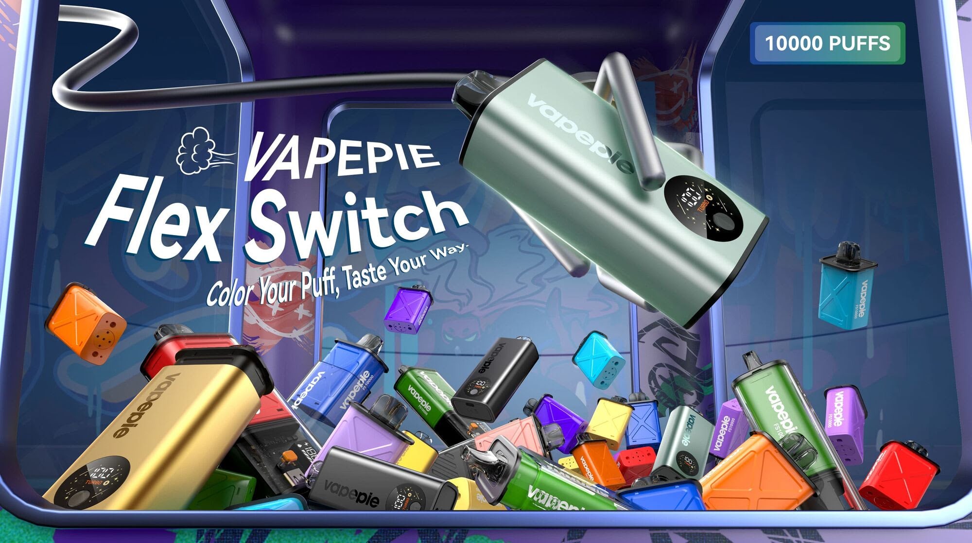 VAPEPIE FlexSwitch Pod 10000 PUFFS
