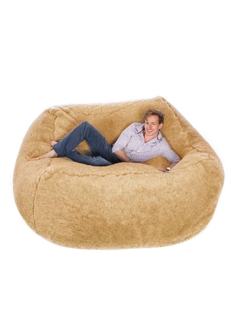 Brown bean bag