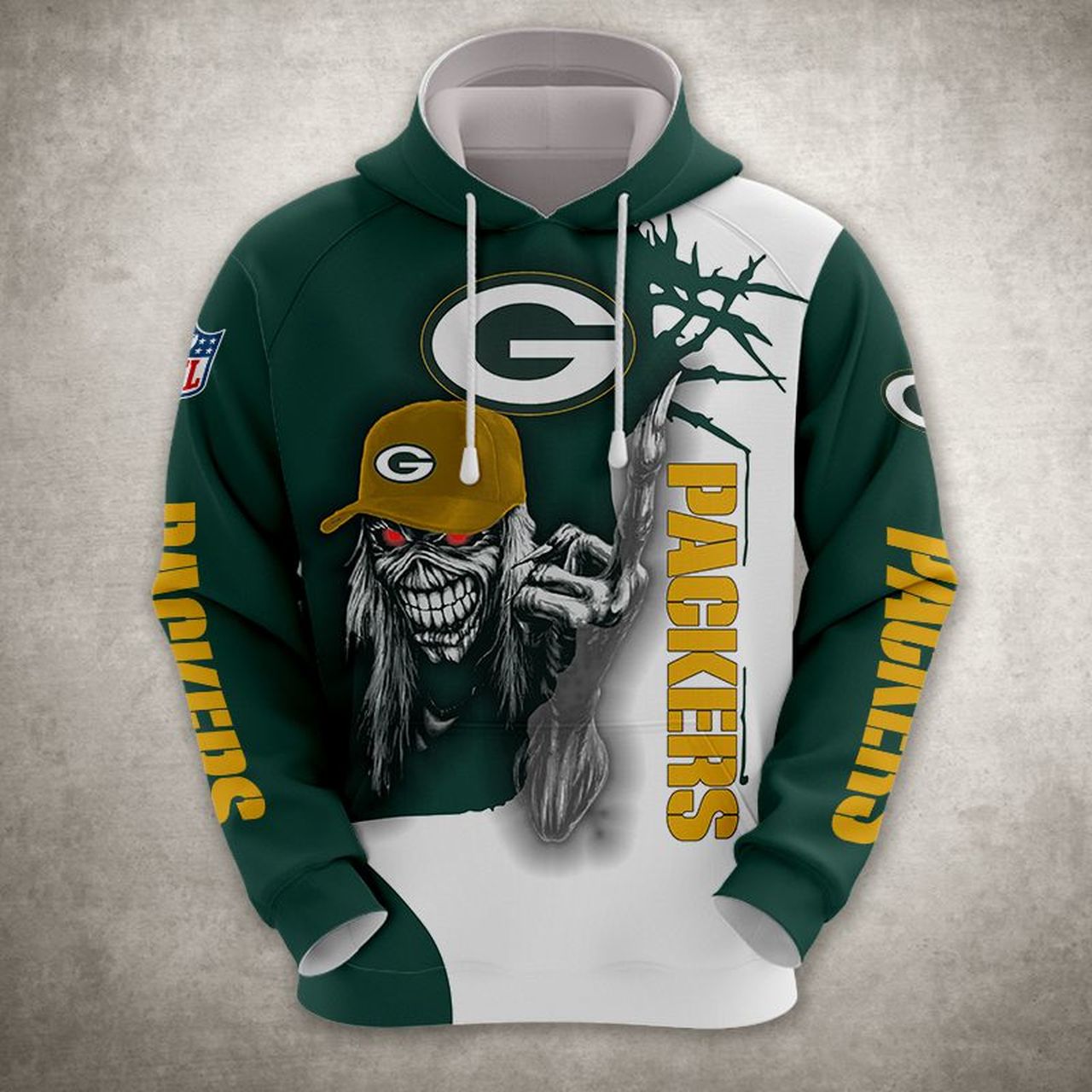 GREEN BAY PACKERS 3D HOODIE GGBBPP022