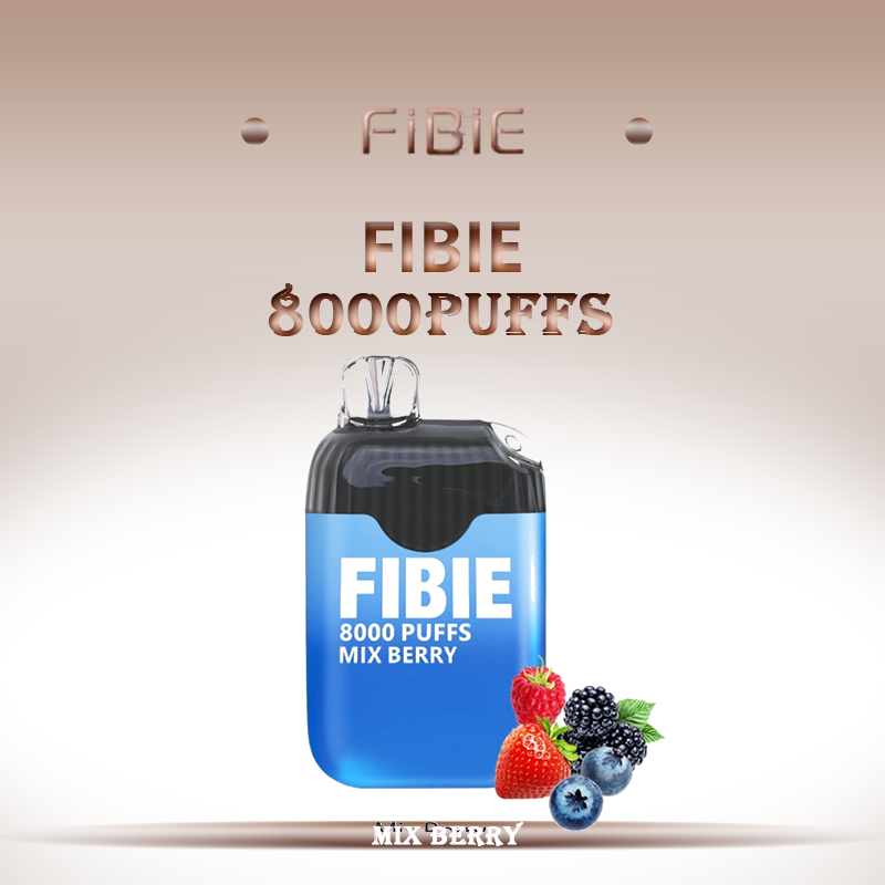 FIBIE 8000 Dual Flavors Disposable Vapor Wands(8000 PUFFS) - Mix-Berry