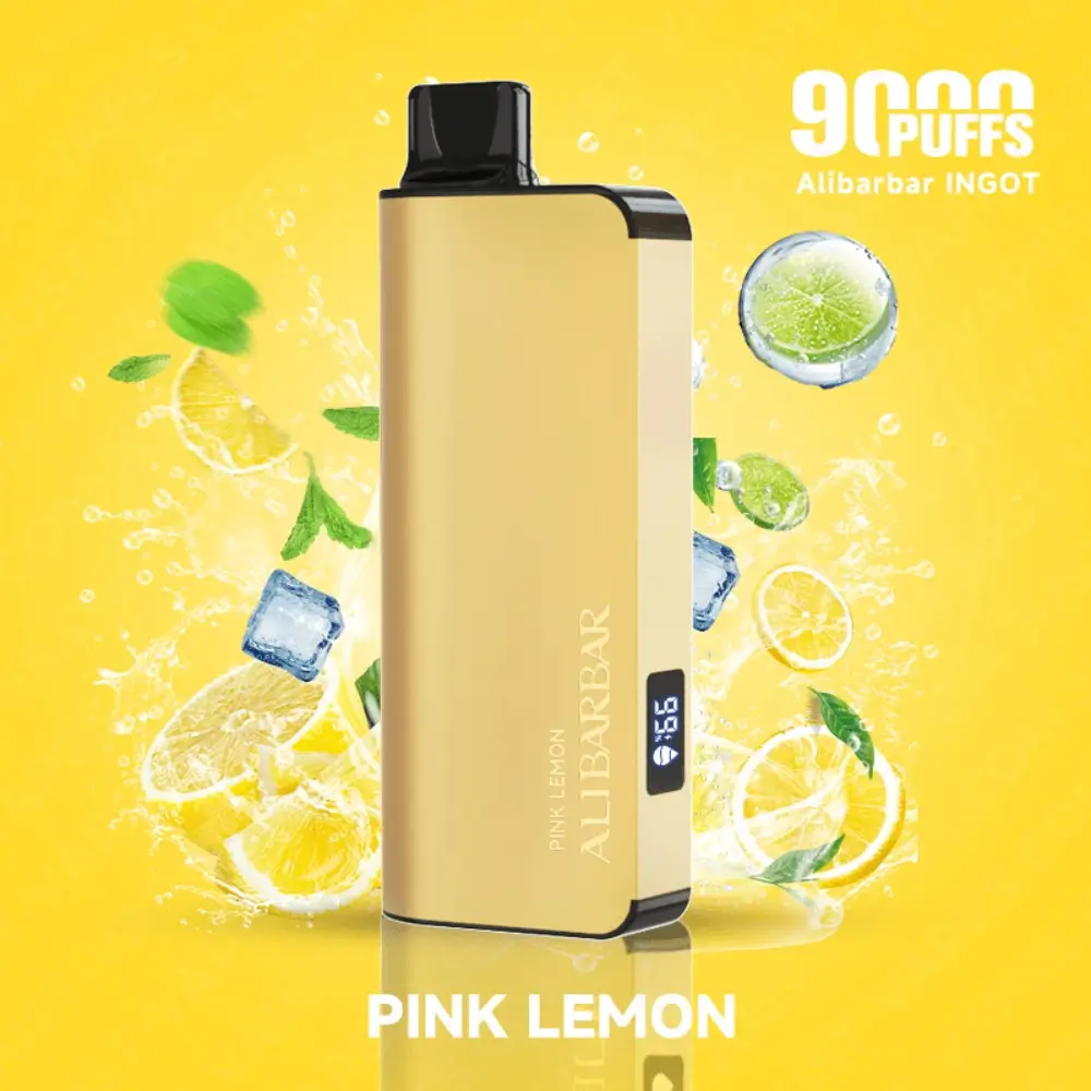 Pink Lemon – Alibarbar INGOT 9000 Puffs
