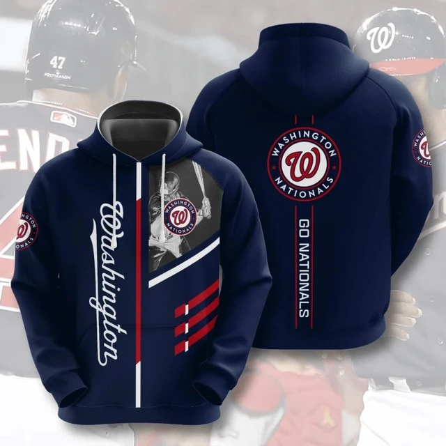 WASHINGTON NATIONALS 3D HOODIES WN005