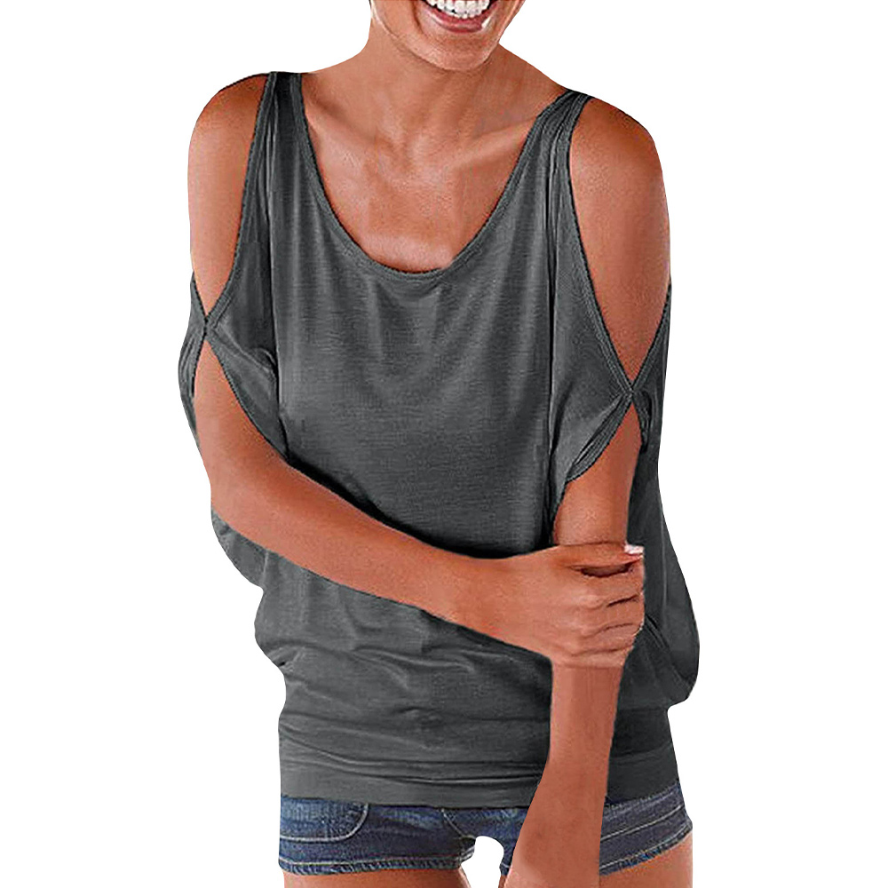 Castillotigo™ Camiseta casual suelta de manga de muñeca de moda de verano