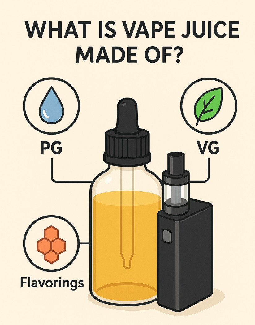 What is in vape juice | What is vape juice made of