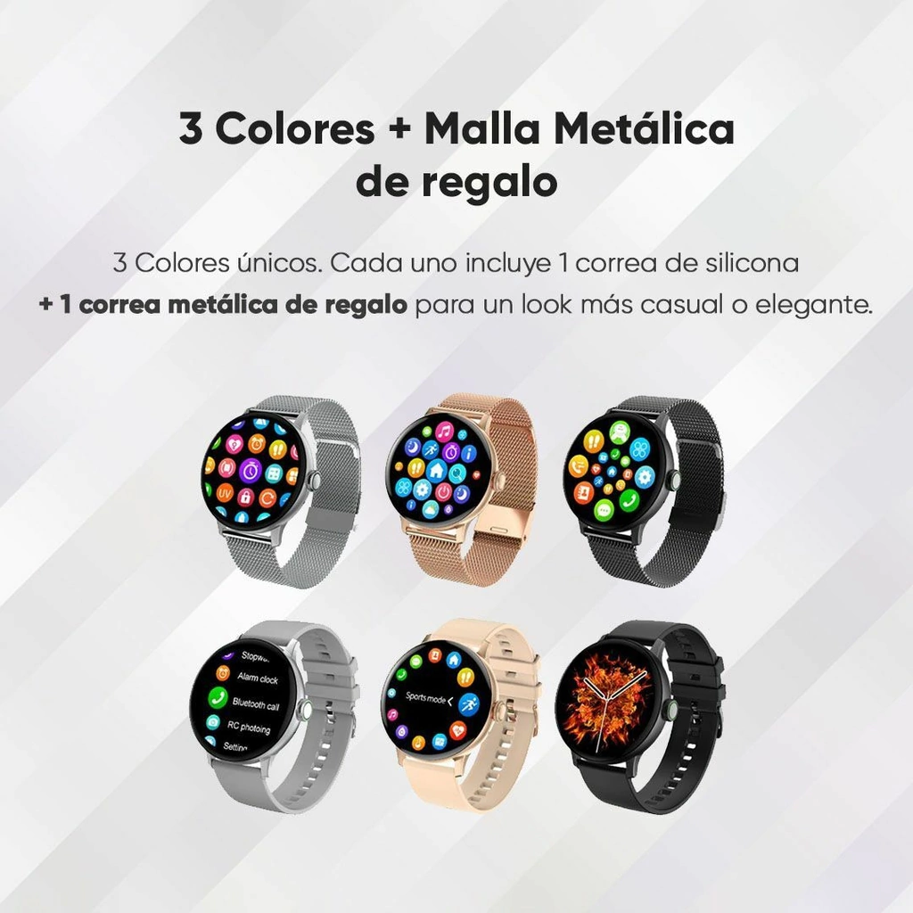 🎁Venta liquidación de inventario🎁Reloj inteligente con llamada de monitoreo de frecuencia cardíaca Bluetooth