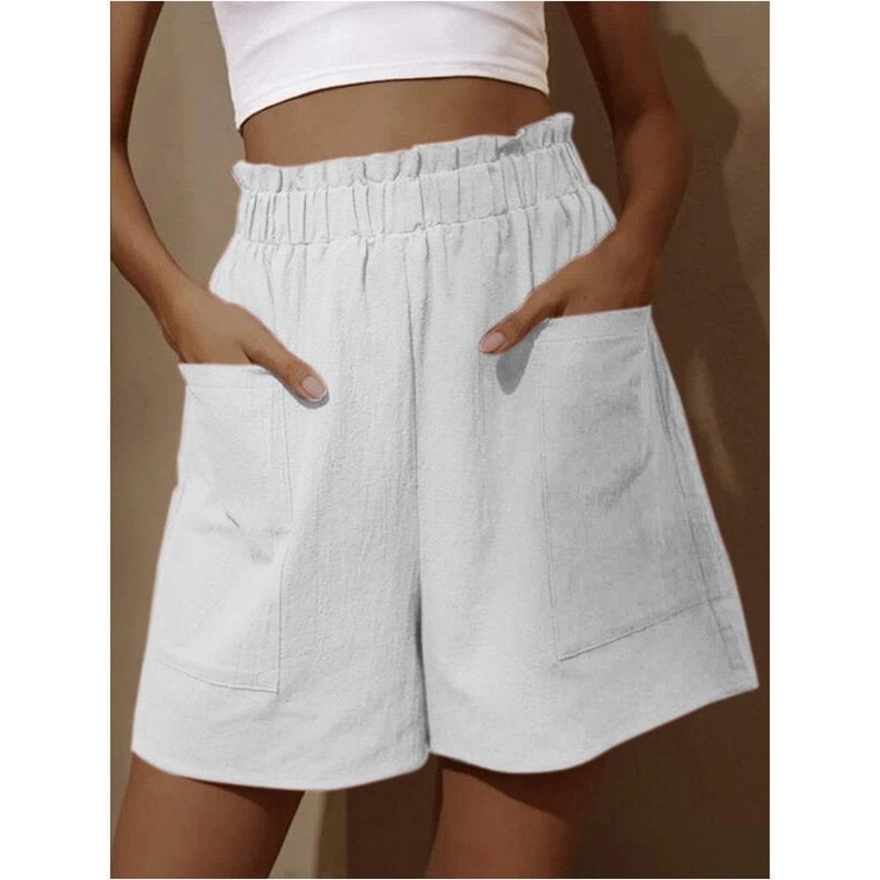🔥Last Day Special Sale 70% OFF🔥--Women's Summer High Waist Wide Leg Casual Shorts