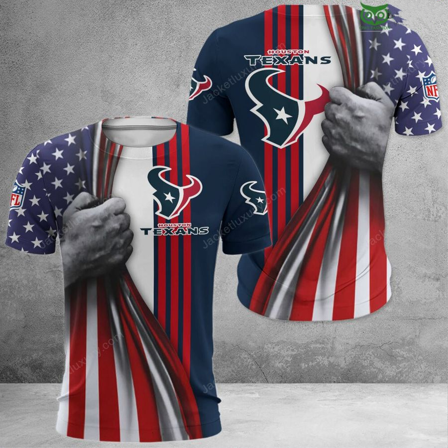HOUSTON TEXANS 3D HOODIE SKULL0804
