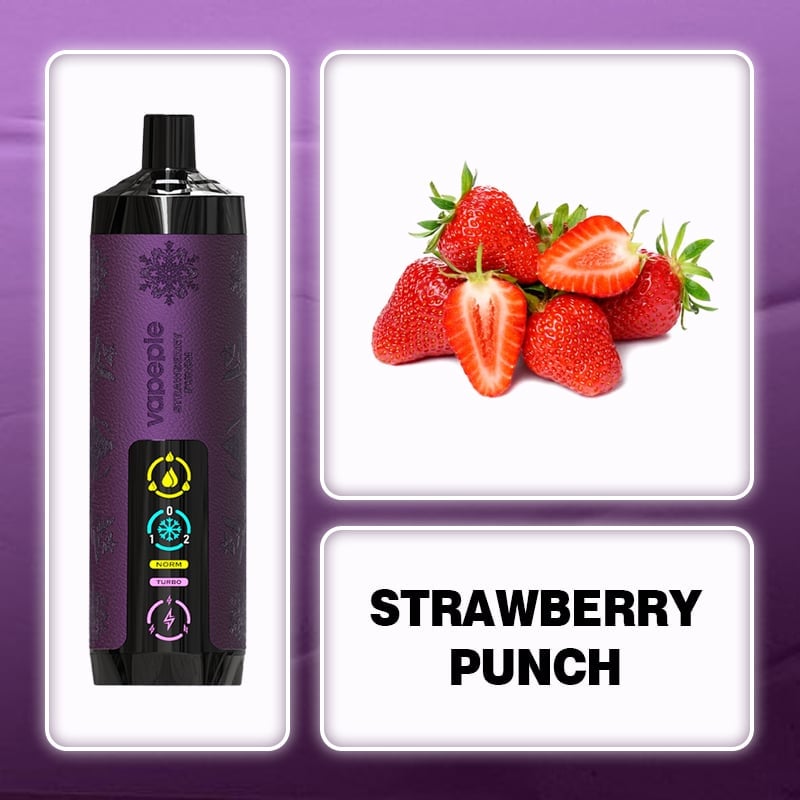 Strawberry Punch  & VAPEPIE AirPush 30000 PUFFS