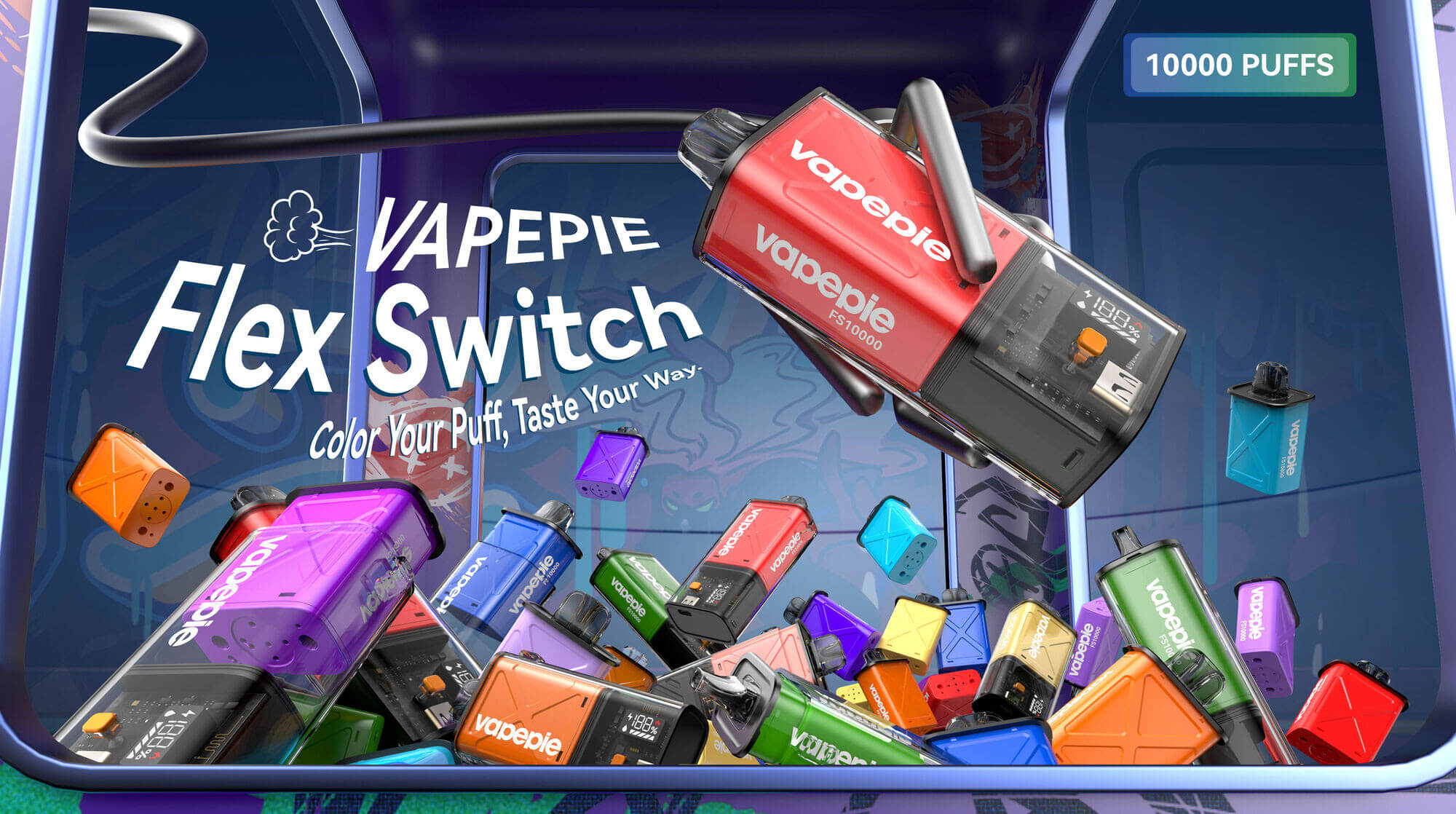 Vapepie FlexSwitch 10000 Puffs POD