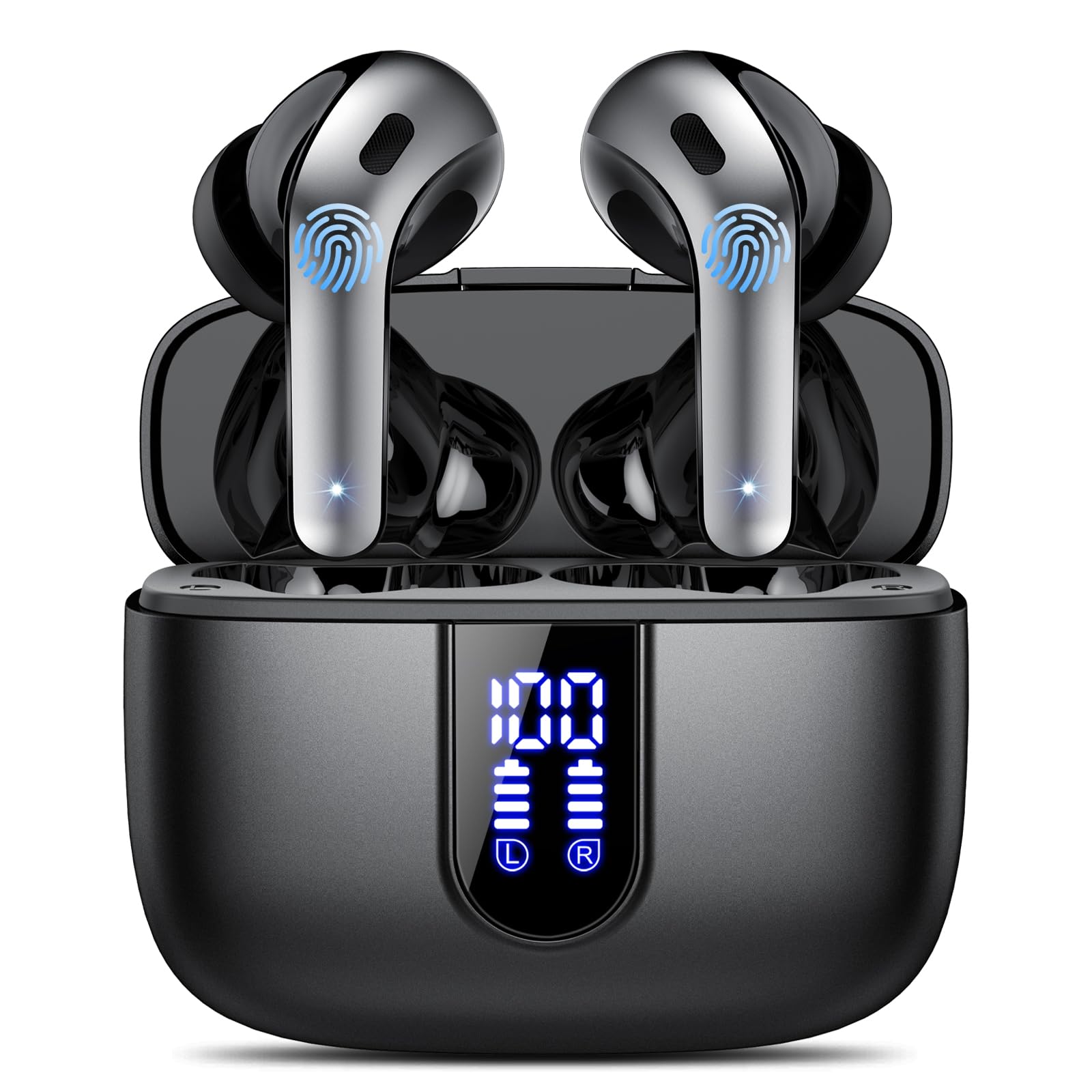 Auriculares Inalámbricos Bluetooth, Auriculares Bluetooth 5.3, 4 Mic con Reducción de Ruido ENC