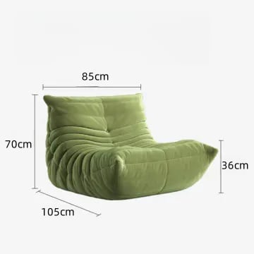 Salo Cute Sponge Caterpillar Lazy Sofa