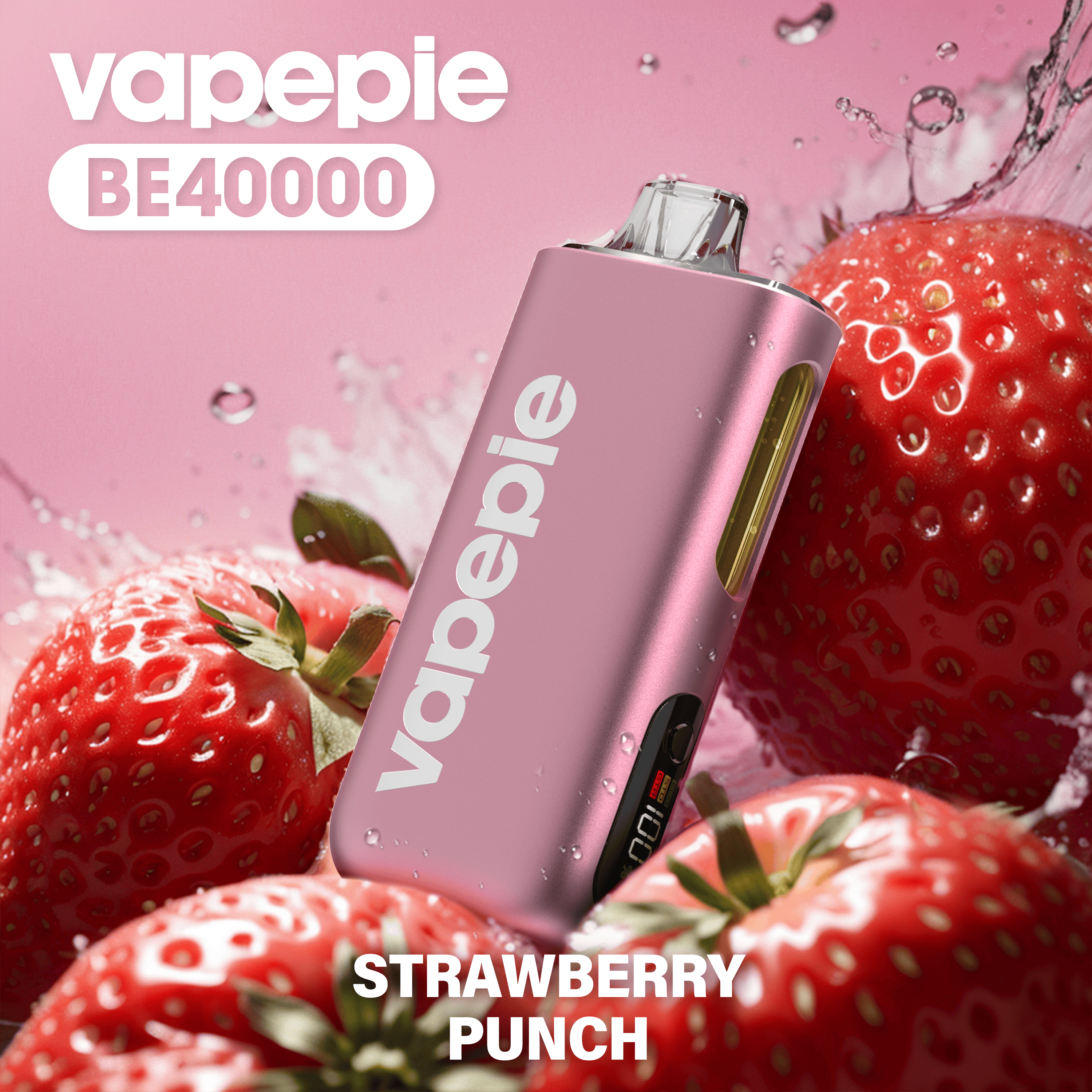 STRAWBERRY PUNCH  & VAPEPIE Max 40000 PUFFS