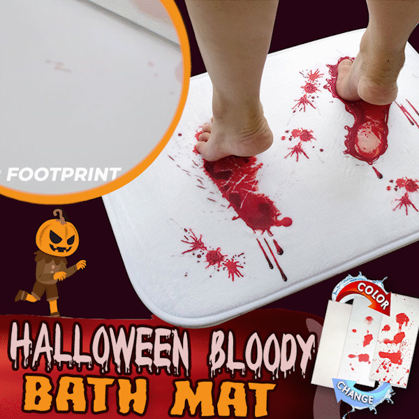 🎃Best Halloween Gift 👻Bloody Bath Mat Eyeglassesify