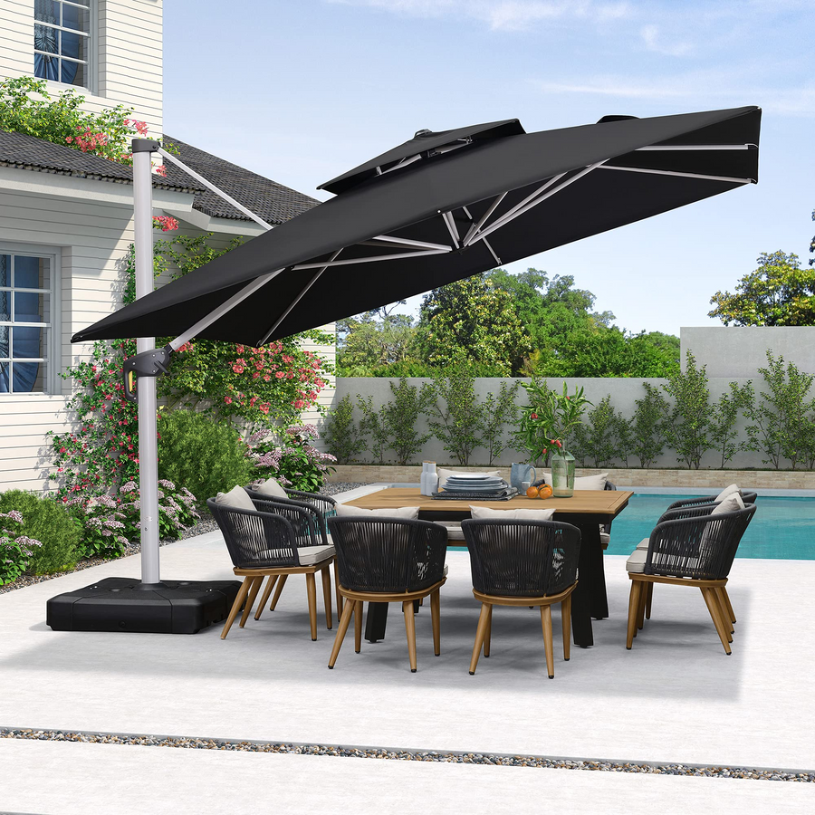 Solar Powered LED Patio Umbrella（Limit 1 set per person）