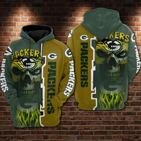 GREEN BAY PACKERS 3D HOODIE AGBP05