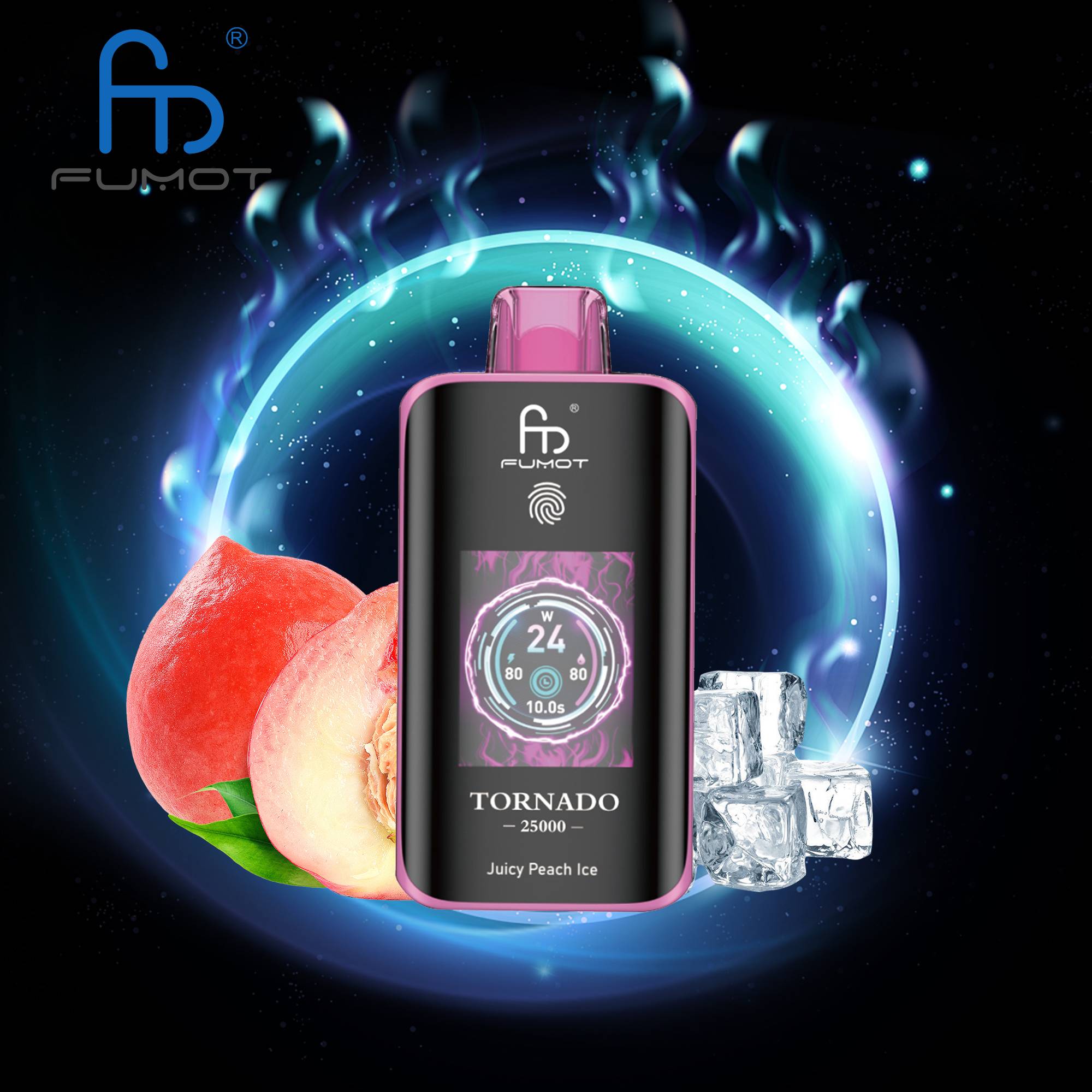 Fumot MOVKIN Tornado 25000 25K Puffs Touch Switch Disposable Vape