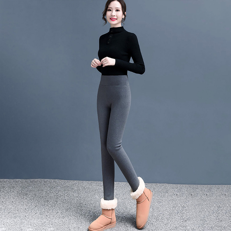 Castillotigo™ Leggings de terciopelo de cordero de otoño e invierno