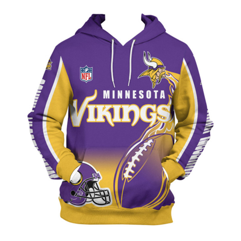 MINNESOTA VIKINGS 3D HOODIE MMVV011