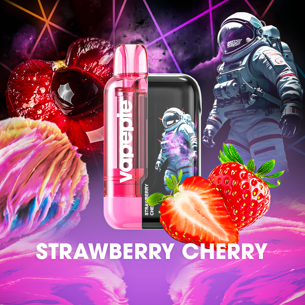 VAPEPIE Ultra Phantom 30.000 tragadas – vape descartável – ecrã de astronauta luminoso, bobina em malha (mesh coil)