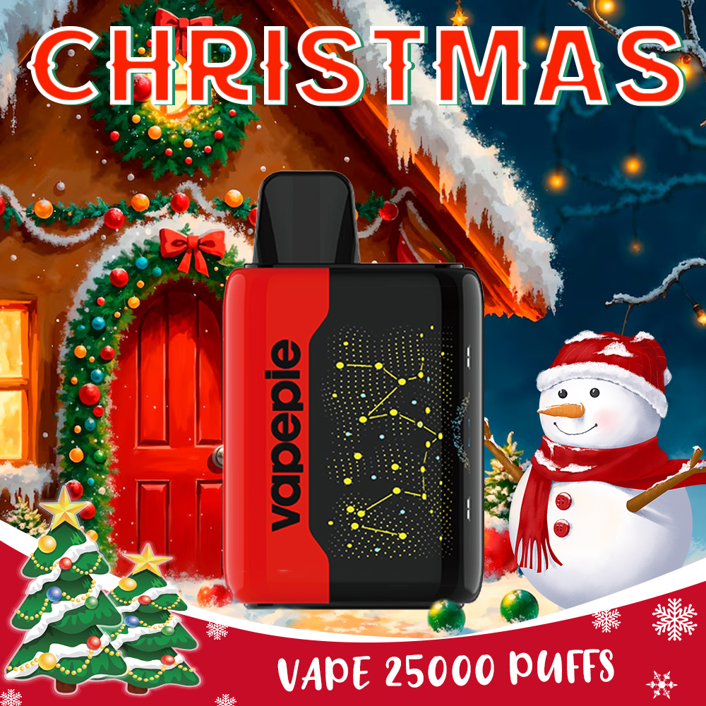 🥇NEW FLAVORS ARE ONLINE✨VAPEPIE 25000 PUFFS -Star Sky Curved Screen