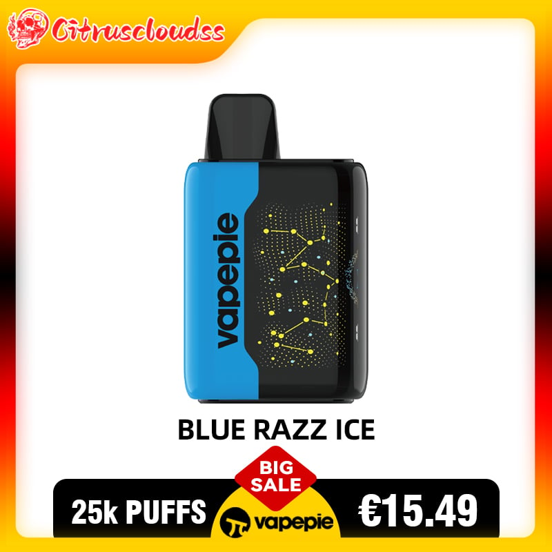 BLUE RAZZ ICE & VAPEPIE 25000 PUFFS - Star Sky Curved Screen