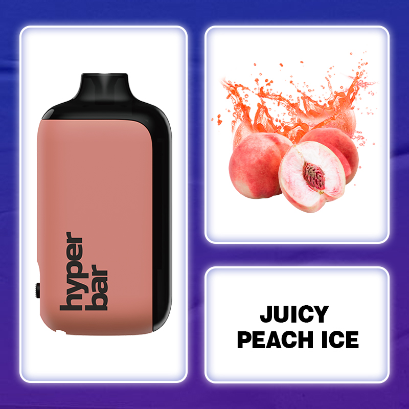 JUICY PEACH ICE &Hyperbar PX 15000 PUFFS