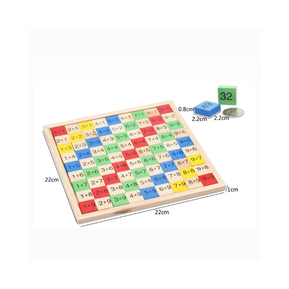Higomore™ Wooden 99 Multiplication Table