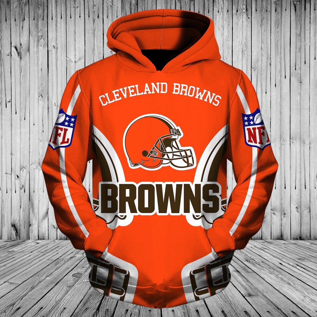 BROWNS 3D HOODIE 18