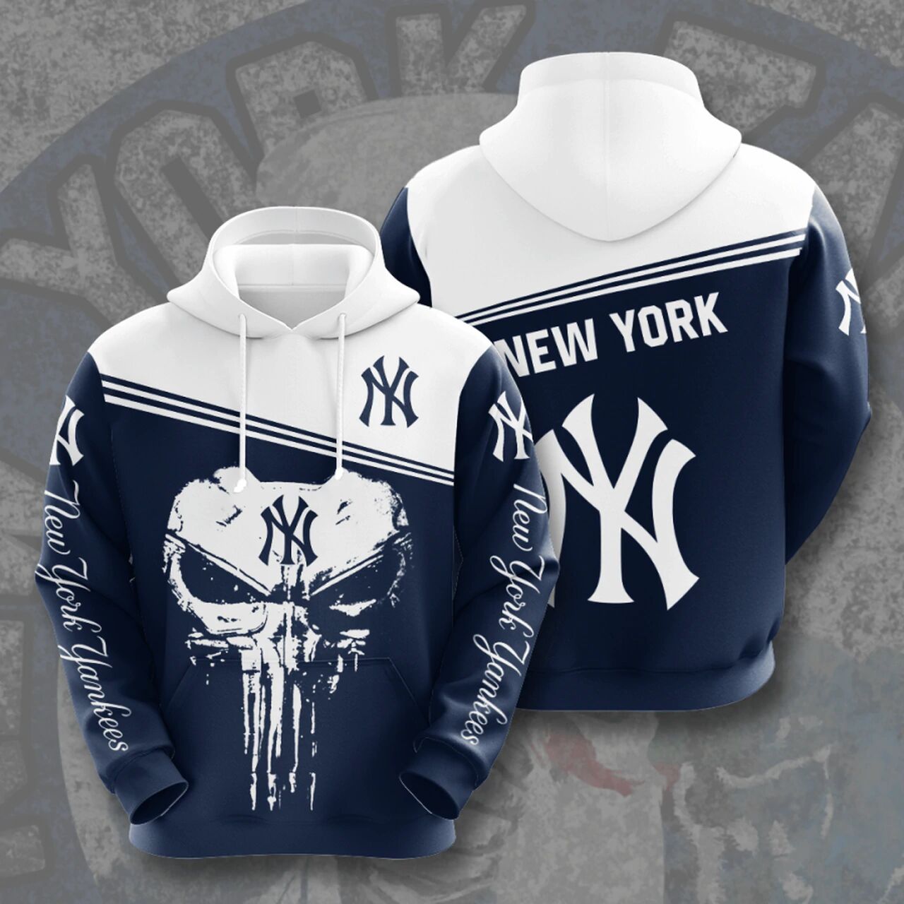 NEW YORK YANKEES 3D HOODIES NYY010