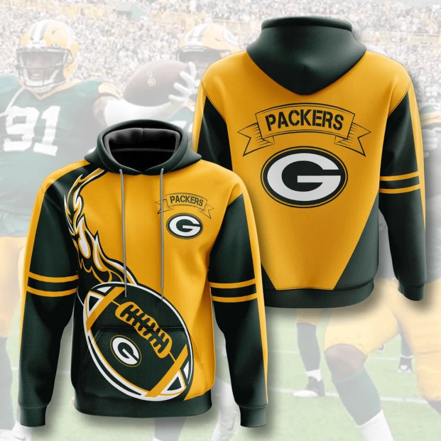 GREEN BAY PACKERS 3D HOODIE GGBBPP006