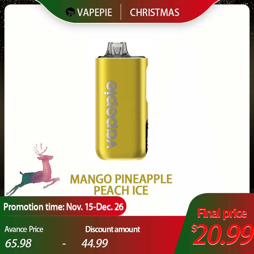 VAPEPIE MAX 40000 PUFFS MANGO PINEAPPLE PEACH ICE