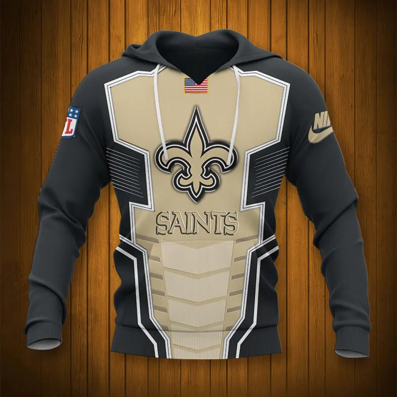 NEW ORLEANS SAINTS 3D HOODIE TTB4321