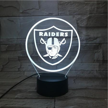 LAS VEGAS RAIDERS 3D LED LIGHT LAMP