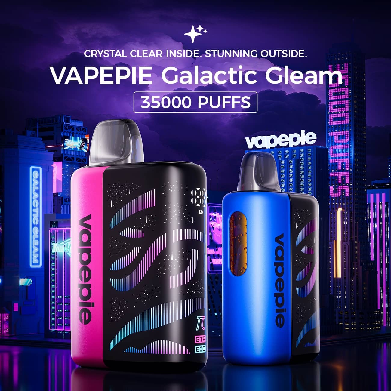 ⚡ VAPEPIE Galactic Gleam 35000 PUFFS