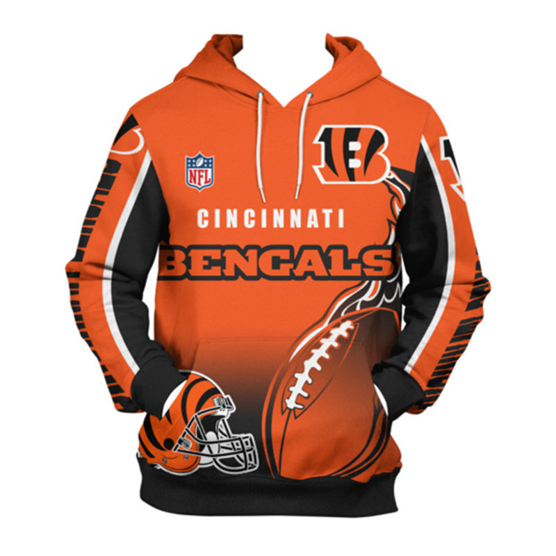 CINCINNATI BENGALS 3D HOODIE CB011