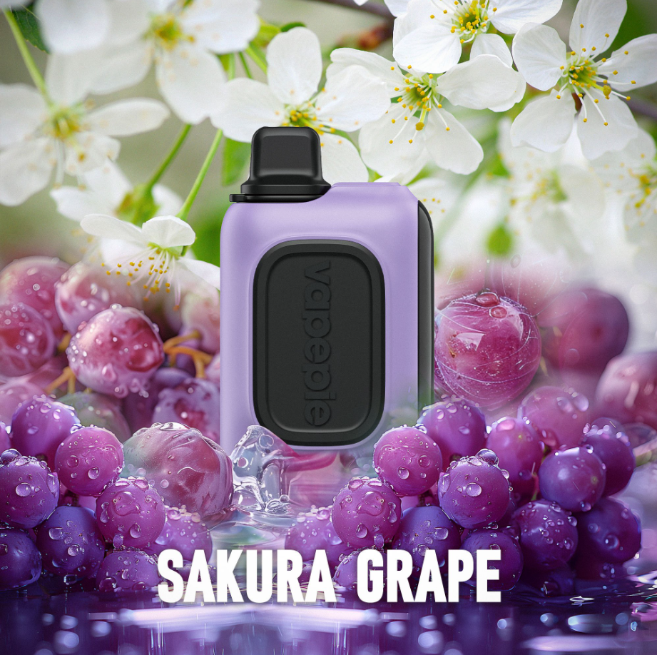 🎅Vapepie RO 15000 PUFFS---Sakura Grape