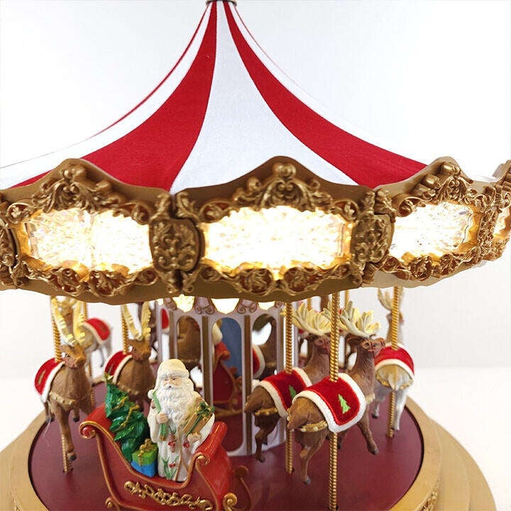 💝Último día Compre 1 y llévese 1 gratis-Mr. Christmas Very Merry Carousel