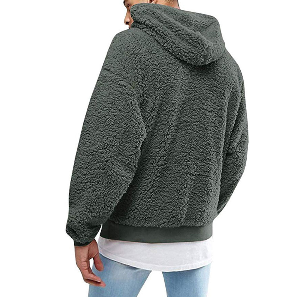 Castillotigo™ Suéter cálido con capucha de lana para hombre de otoño e invierno