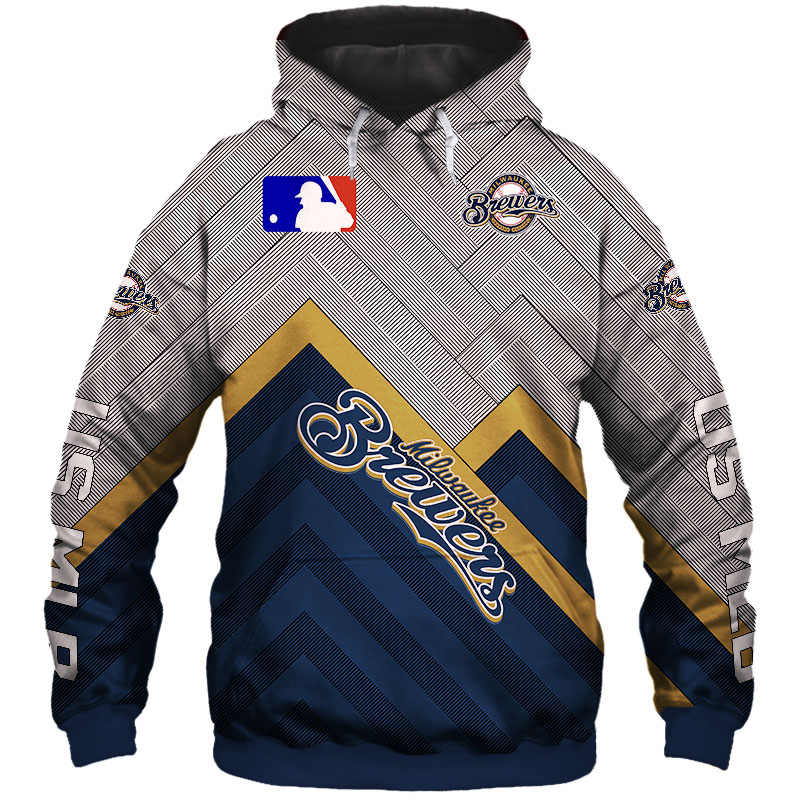 MILWAUKEE BREWERS 3D HOODIES MB002