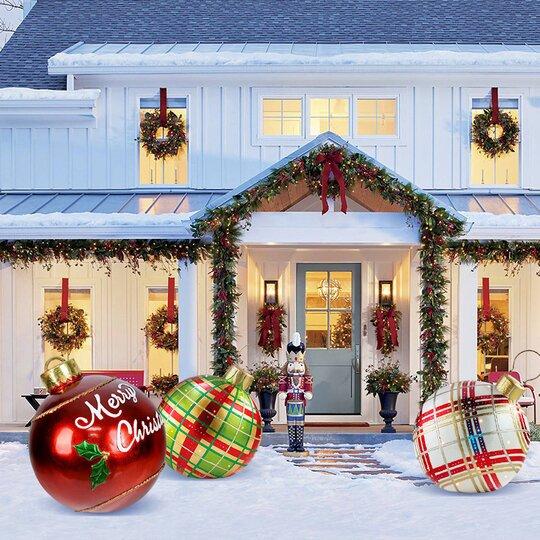 Higolot™ Outdoor Christmas PVC Inflatable Decorated Ball