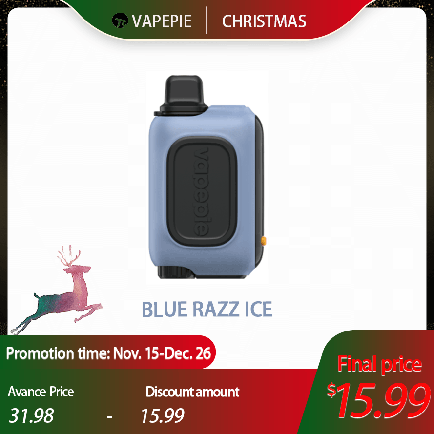 🎅Vapepie RO 15000 PUFFS---Blue Razz Ice